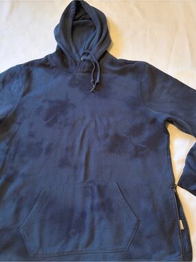 The Rail Men's Navy Hooded Pullover Sweatshirt
